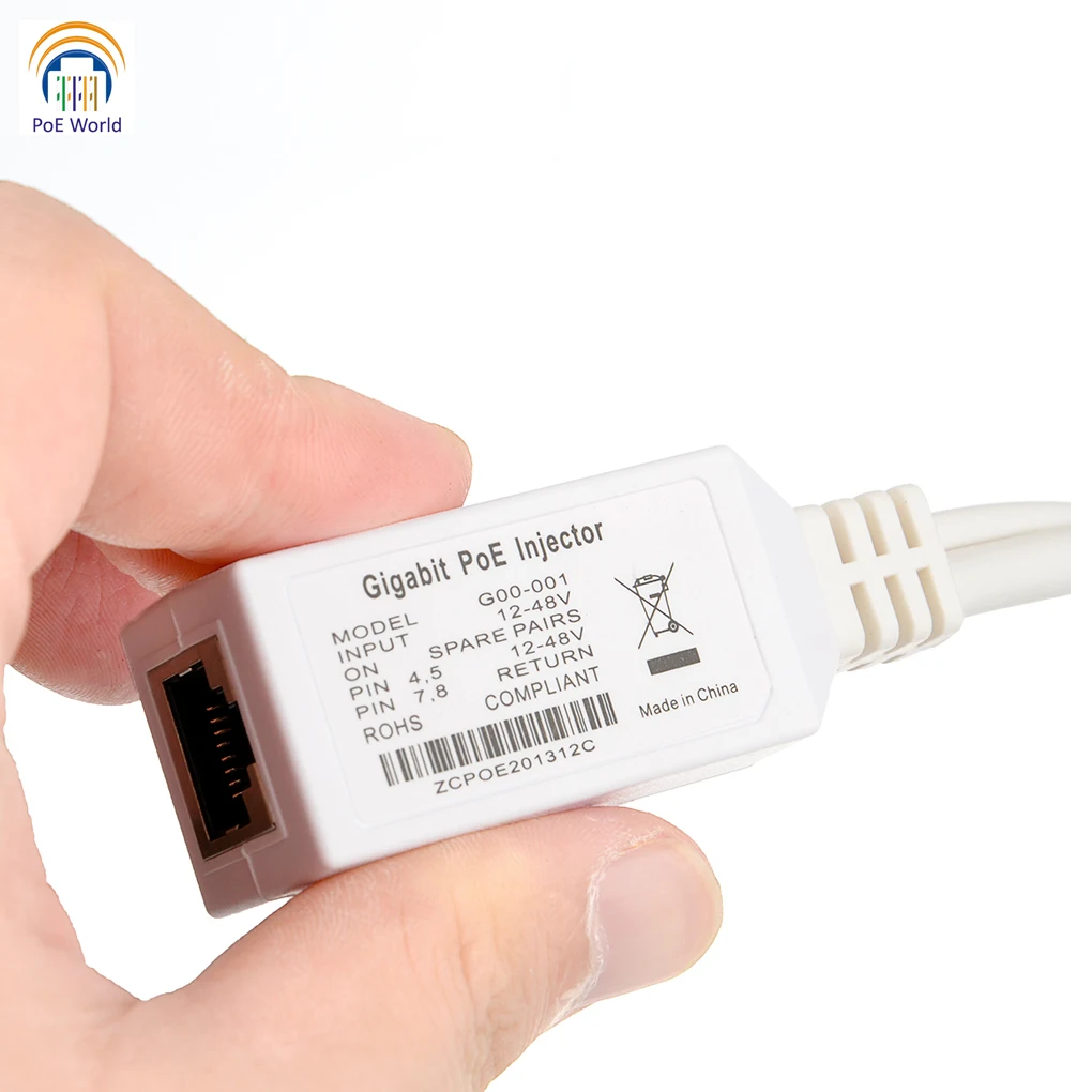 10pcs PoE injector RJ-45 connector Gigabit adapter powering any Router BOARD over Ethernet | Безопасность и защита