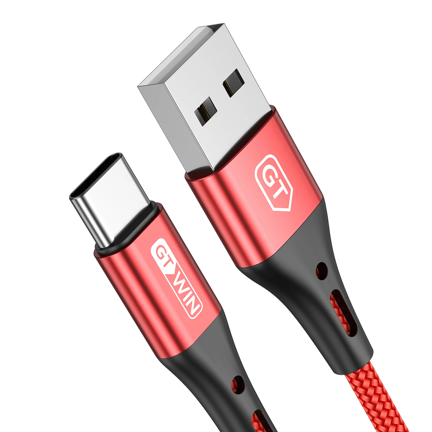 GTWIN 3 м usb type C кабель для iPad Pro samsung A50 USB C зарядное устройство для мобильного телефона Быстрая зарядка type C кабель для huawei P30 Xiaomi - Цвет: Red