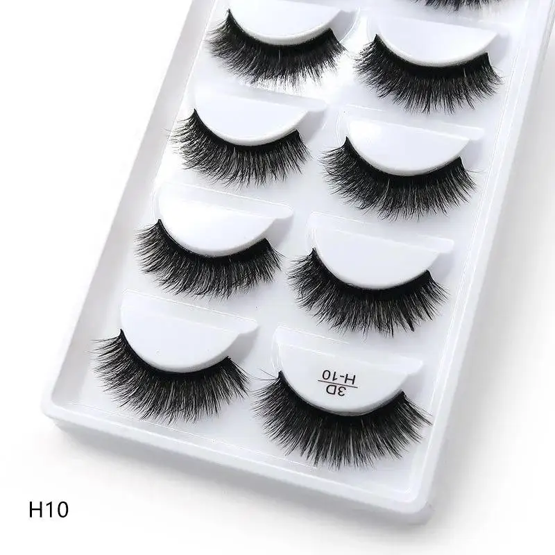 Ресницы Накладные из норкового меха 5 пар в одной коробке | Красота и здоровье