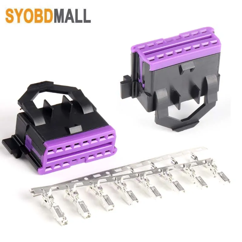 

Переходник OBD2 с 16-контактной иглой для автомобилей Audi VAG, универсальный автомобильный диагностический интерфейс OBD 2 16-контактный фоторазъем