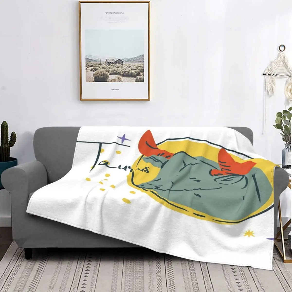 

Manta del zodiaco de Taurus, para cama colcha, alfombra a cuadros, mantas térmicas para sofá, ropa de cama y fundas