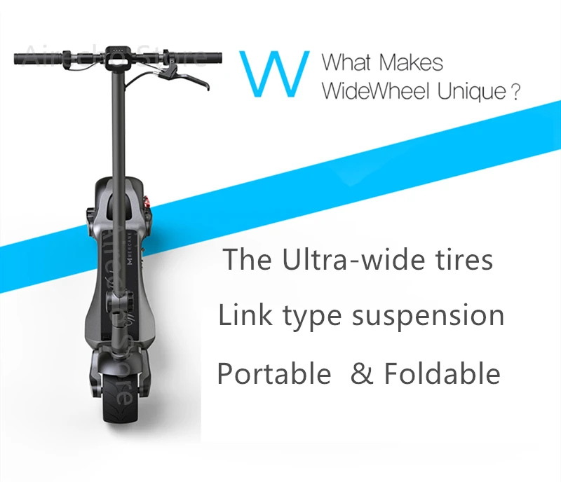 Электрический скутер Mercane WideWheel с широким колесом 48 в 500 Вт/1000 Вт, двухколесный двухмоторный скейтборд