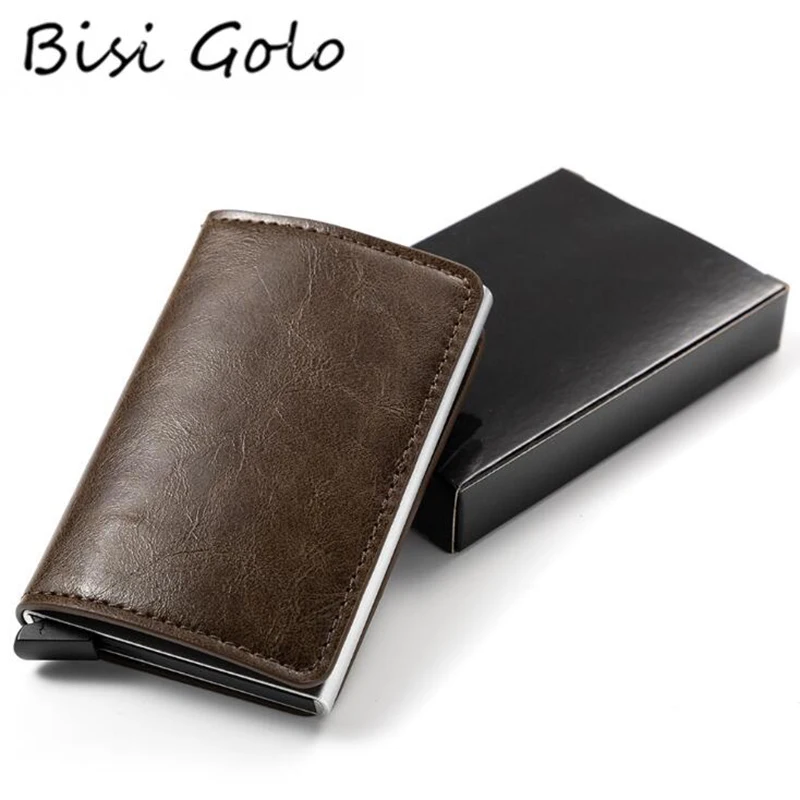 BISI GORO безопасный Умный кошелек для мужчин и женщин с защитой от кражи