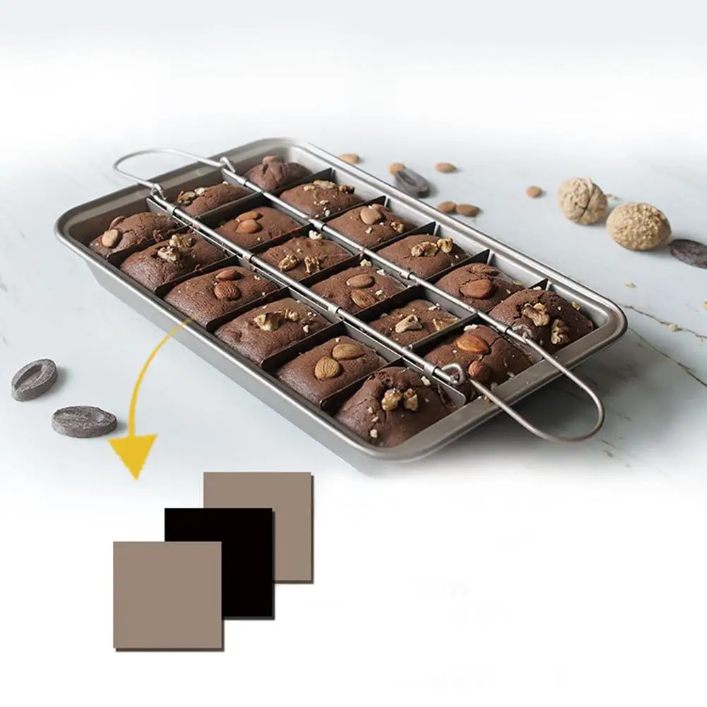 18 полости домового противня для выпечки форма торта утолщенная квадратная хлеба