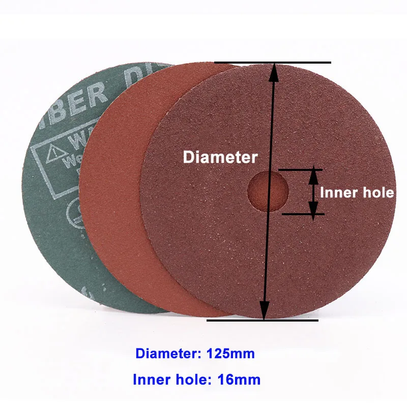 4 Inch 5 125mm Steel Grinding Pads Angle Sandpaper Polishing Discs 36-120 Grit Paper Disc | Инструменты