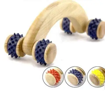 Деревянный Массажер HANRIVER с кривыми зубами круглый деревянный массажер домашний
