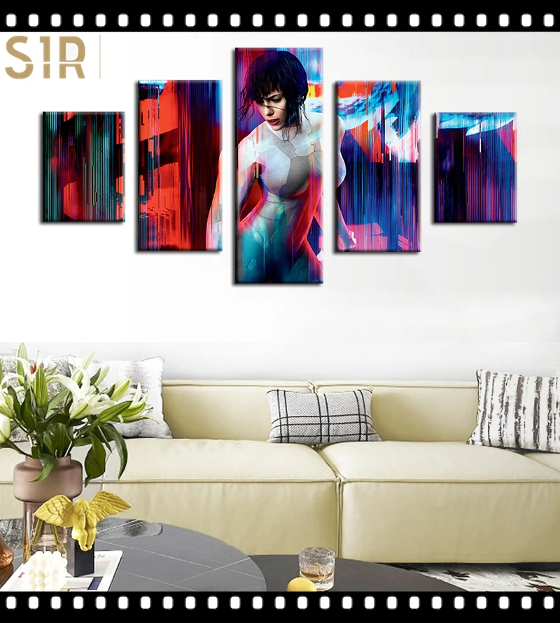 

Anime Movie Posters Wall Art 5 Pieces Canvas Painting Poster Pictures Home Decor Living Room HD Printed Poster Wall Painting