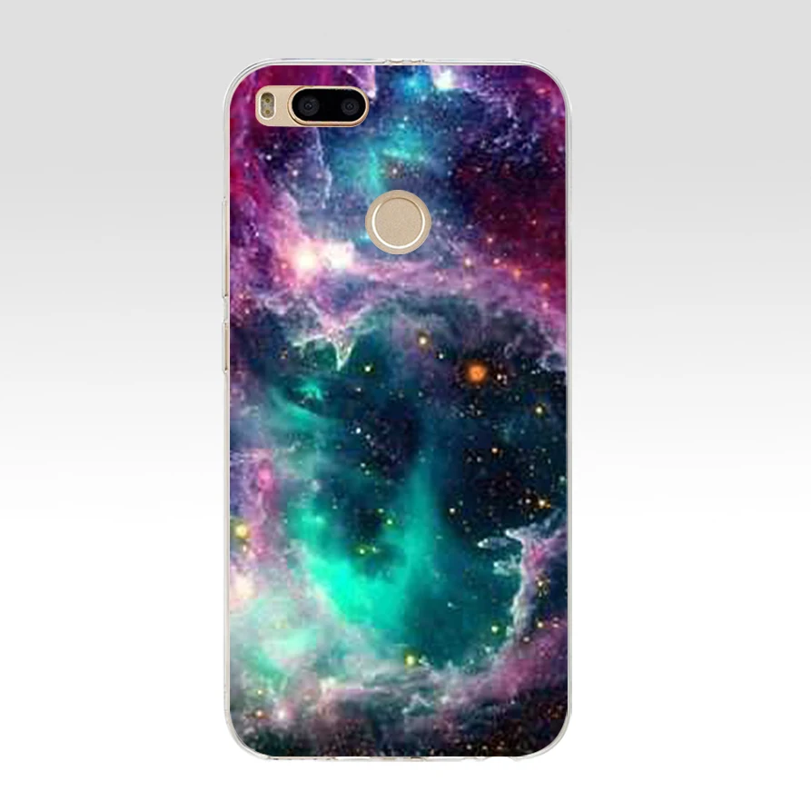 Чехол для телефона 295FG небесно космическая планета черный мягкий силиконовый