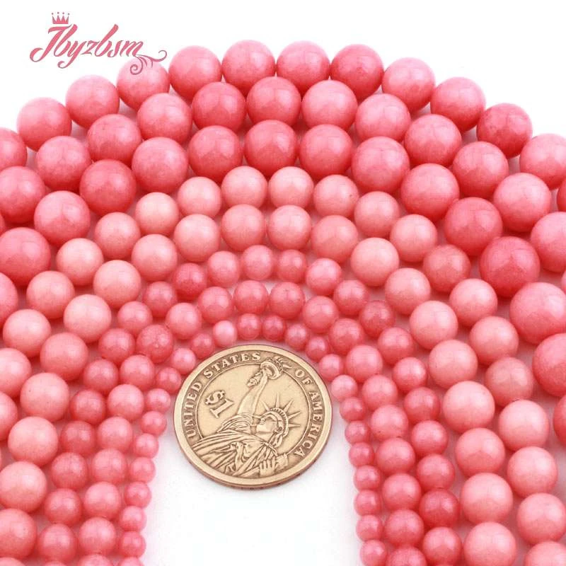 6 8 10 мм Гладкие Круглые родохрозитовые нефриты гладкие свободные бусины шарики