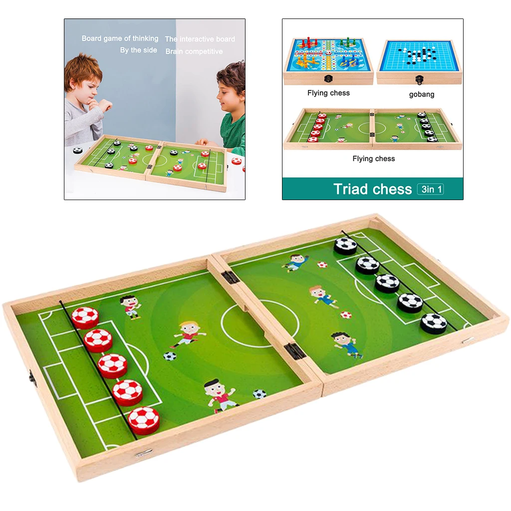

3 in 1 Table Board Game Toys Foosball Winner Hockey Game Toy Set including