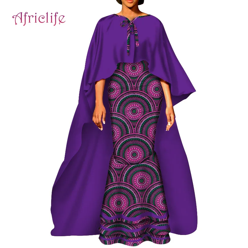 

With Shawl Women Skirt Sets African Women Clothing for Wedding Party Bazin Riche Traditional Dresses WY6034