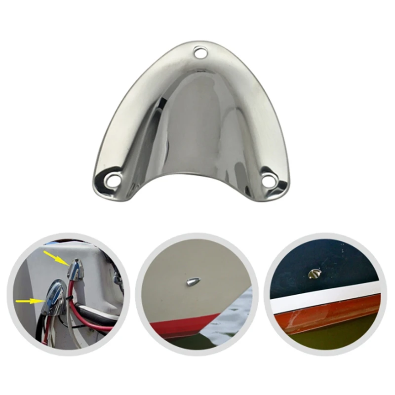 

5 PCS Marine Grade Stainless Steel Large Vent Clam-Shell for Yacht Boat Sailing Ship Accessory Marine Hardware