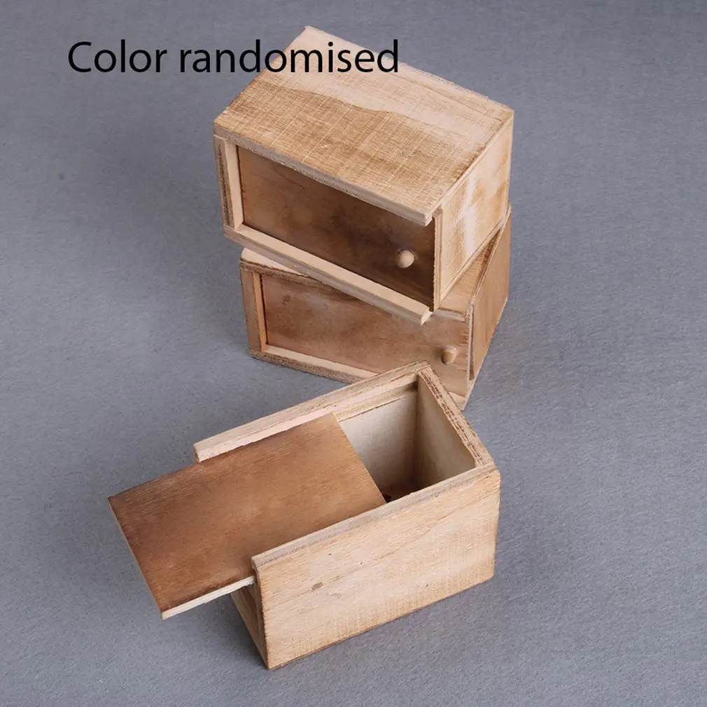 Смешной пугающий Маленькая деревянная коробка предназначенная для жизни смеха