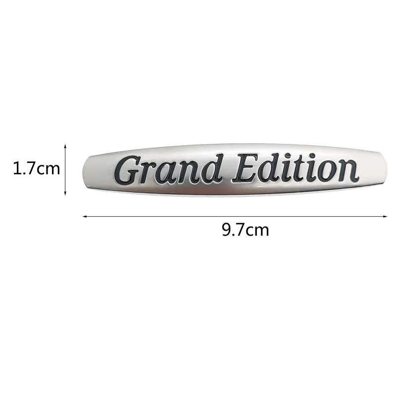 1 шт. металлическая 3D Эмблема для автомобиля Grand Edition заднего багажника наклейки
