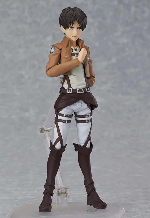 Attack on Titan Anime Figure Eren Jaeger Figma PVC Action Joint movement Yeager Collection Model Toys Children Gift | Игрушки и хобби