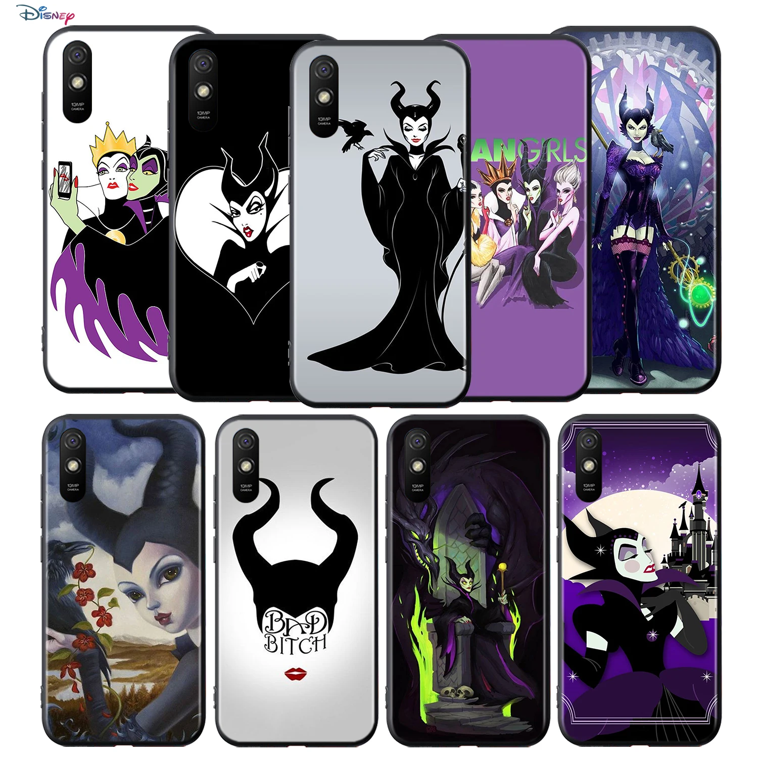Силиконовый чехол с изображением ведьмы малефисенты для Xiaomi Redmi 9T 9 9C 9A 9AT 9i 8 8A 7 6 Pro