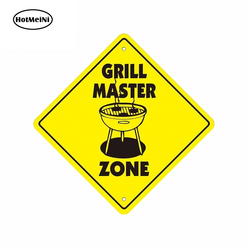 Желтые наклейки HotMeiNi 13 см x для гриля Master Zone водонепроницаемые на стену ноутбука