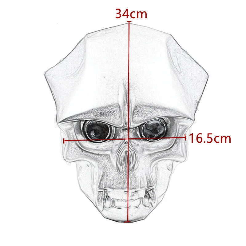Мотоциклетный светодиодный головной светильник с черепом 28 43 мм кронштейном для