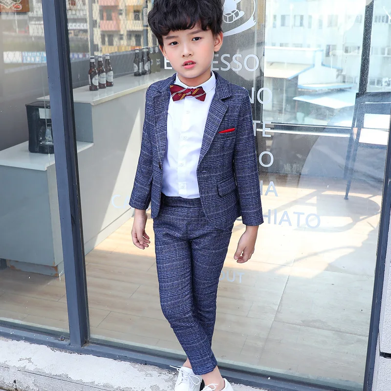 Костюмы для маленьких мальчиков торжественные Детские блейзеры свадьбы