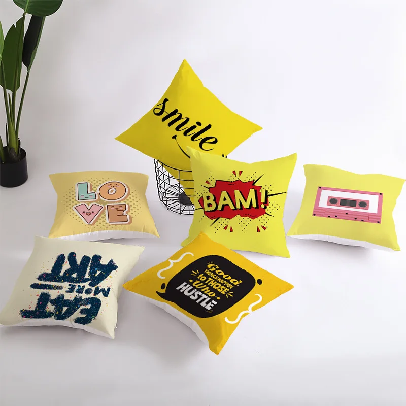 Nordic Ins подушка с буквами Наволочка на подушку украшение дома полиэстер дивана