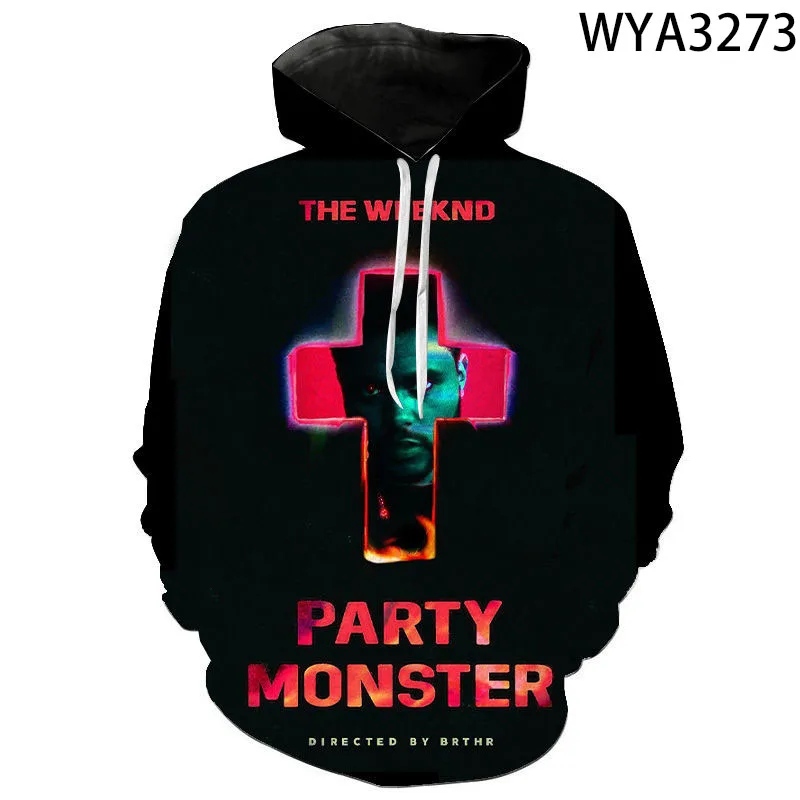 Новинка 2021 модный Повседневный пуловер свитшоты Weeknd для мужчин и женщин детские