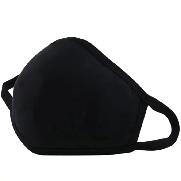 

123 Mask Muffle Casual Unisex Winter Black Fashion Half Face Mouth Mask Printed Dustproof Cycling Mask