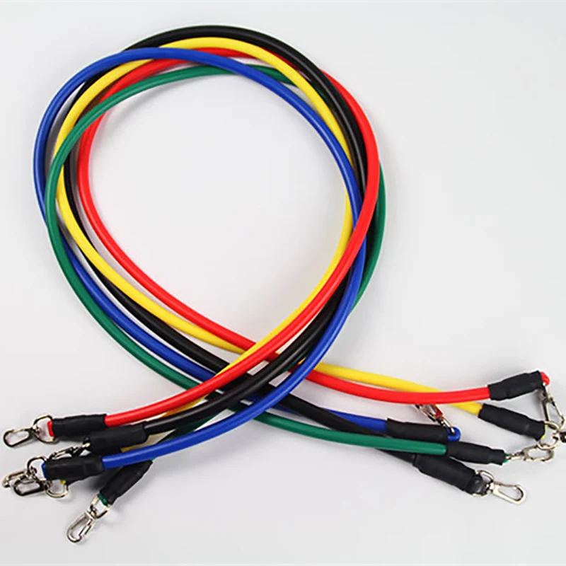 Набор эластичных лент комплект из 11 предметов спортивное оборудование для