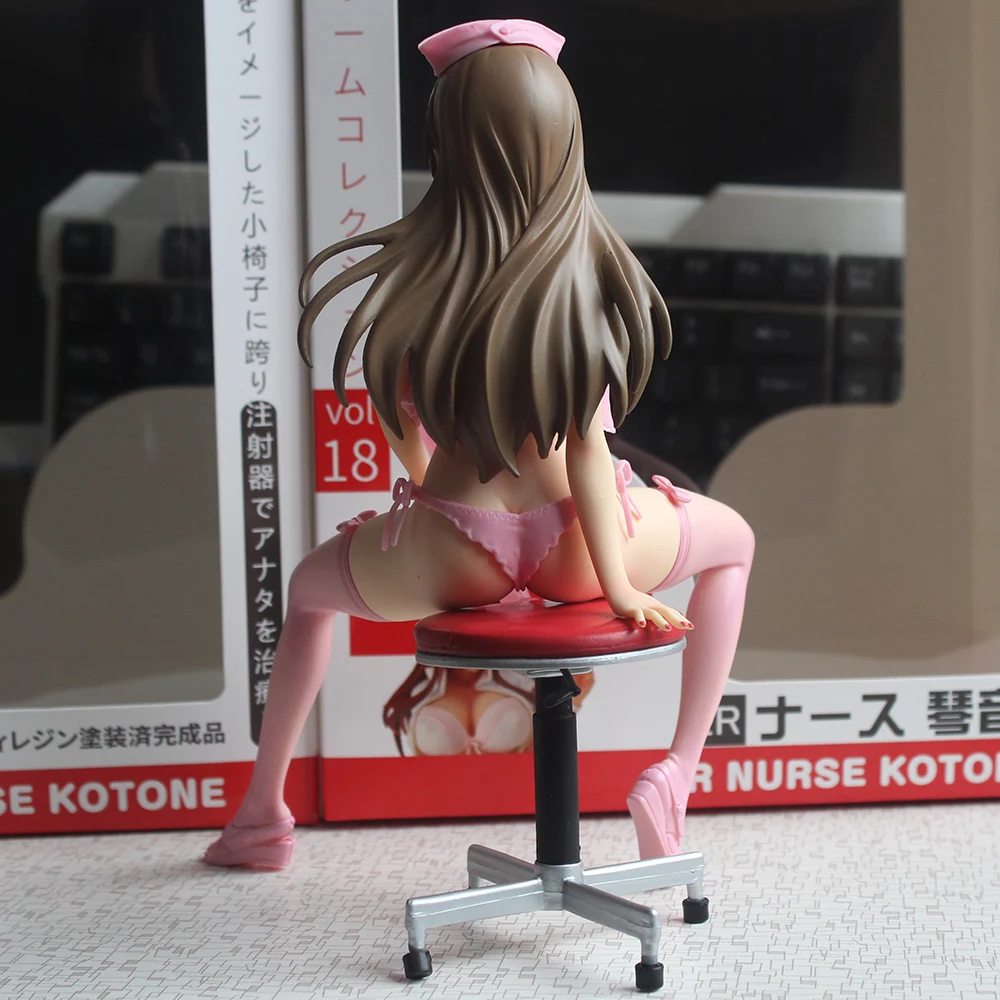 1/6 сексуальная розовая экшн фигурка медсестры Kotone из ПВХ Коллекционная модель