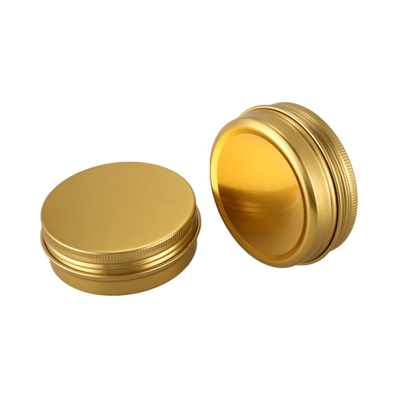 Лидер продаж 10 шт. консервные банки с резьбой контейнер Алюминий круглые