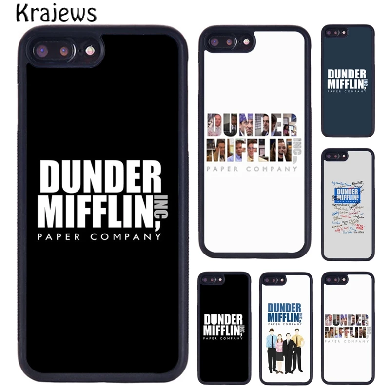 Краеведческий Дандер Миффлин офисный телефон сумка ТПУ чехол для iPhone 5 6 S 7 8 Plus 11 Pro