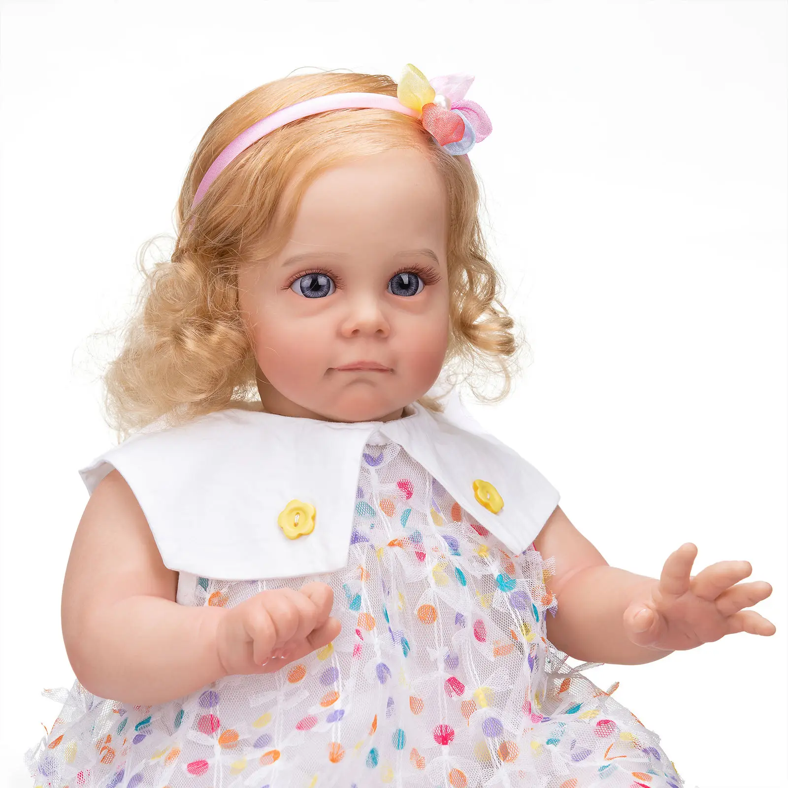 Силиконовая виниловая Кукла-младенец 24 дюйма | Игрушки и хобби