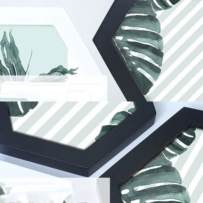 Nordic шестиугольник настенная рамка для фото в виде геометрических фигур