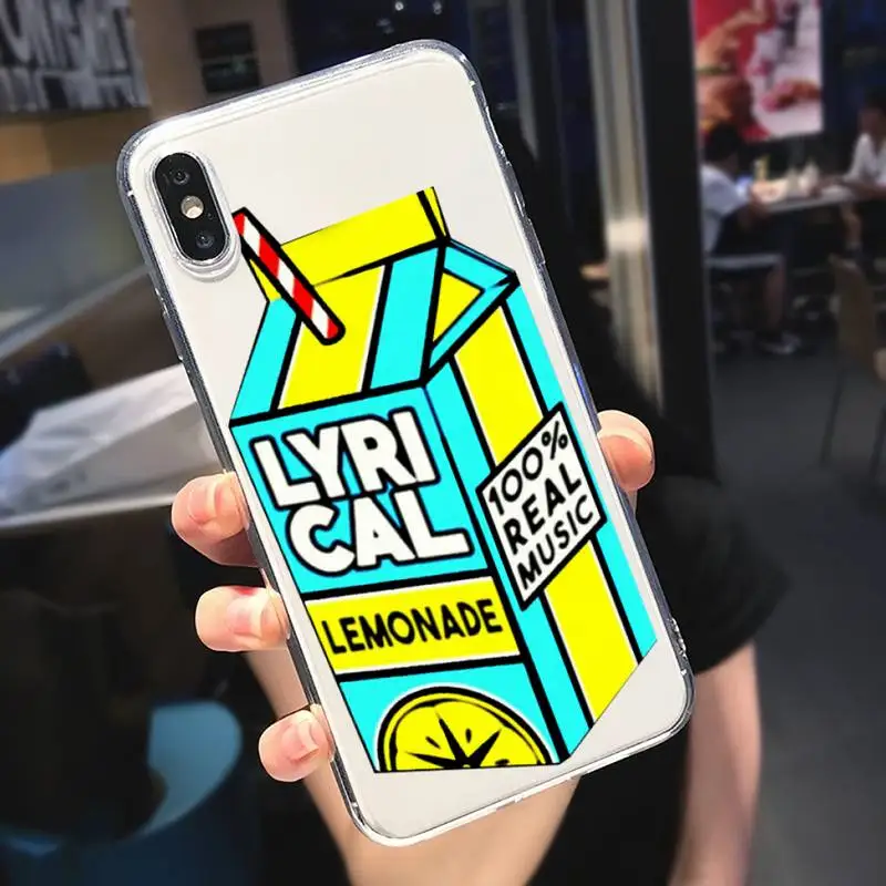 

Aliens Drink Lyrical Lemonade Phone Case Transparent soft For iphone 5 6 7 8 11 12 s c se plus mini x xs xr pro max cover