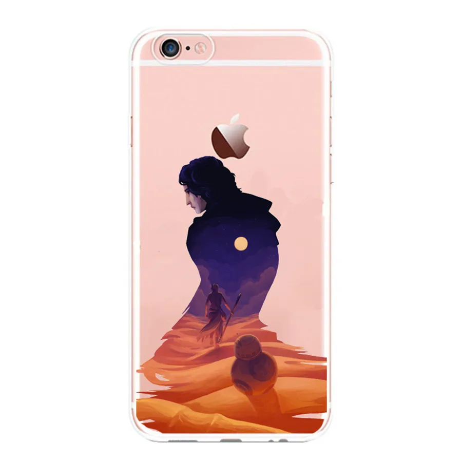 Персонажей &quotЗвездных Войн&quot KyloRen BB 8 телефонные чехлы для iPhone 7 6 6S Plus X 5 5S SE
