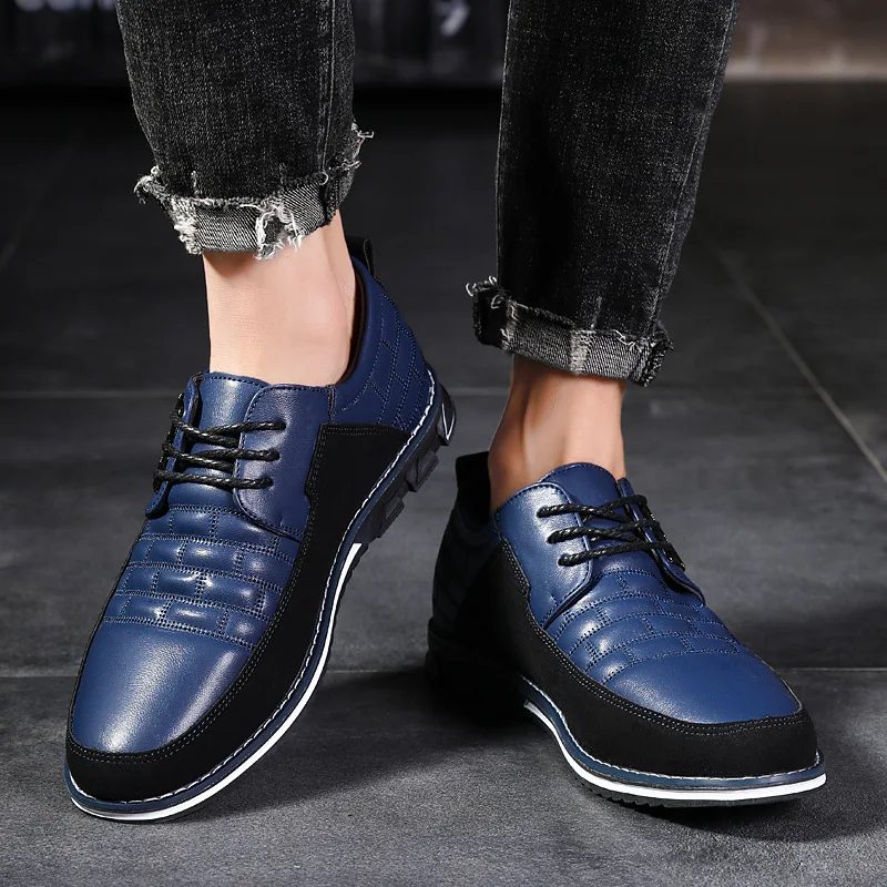 

Men Shoes Leather Casual Shoes Men Formal Shoes fashion Loafers Lace-up Flats Oxfords Shoes Mens Trainers Mocasines Hombre