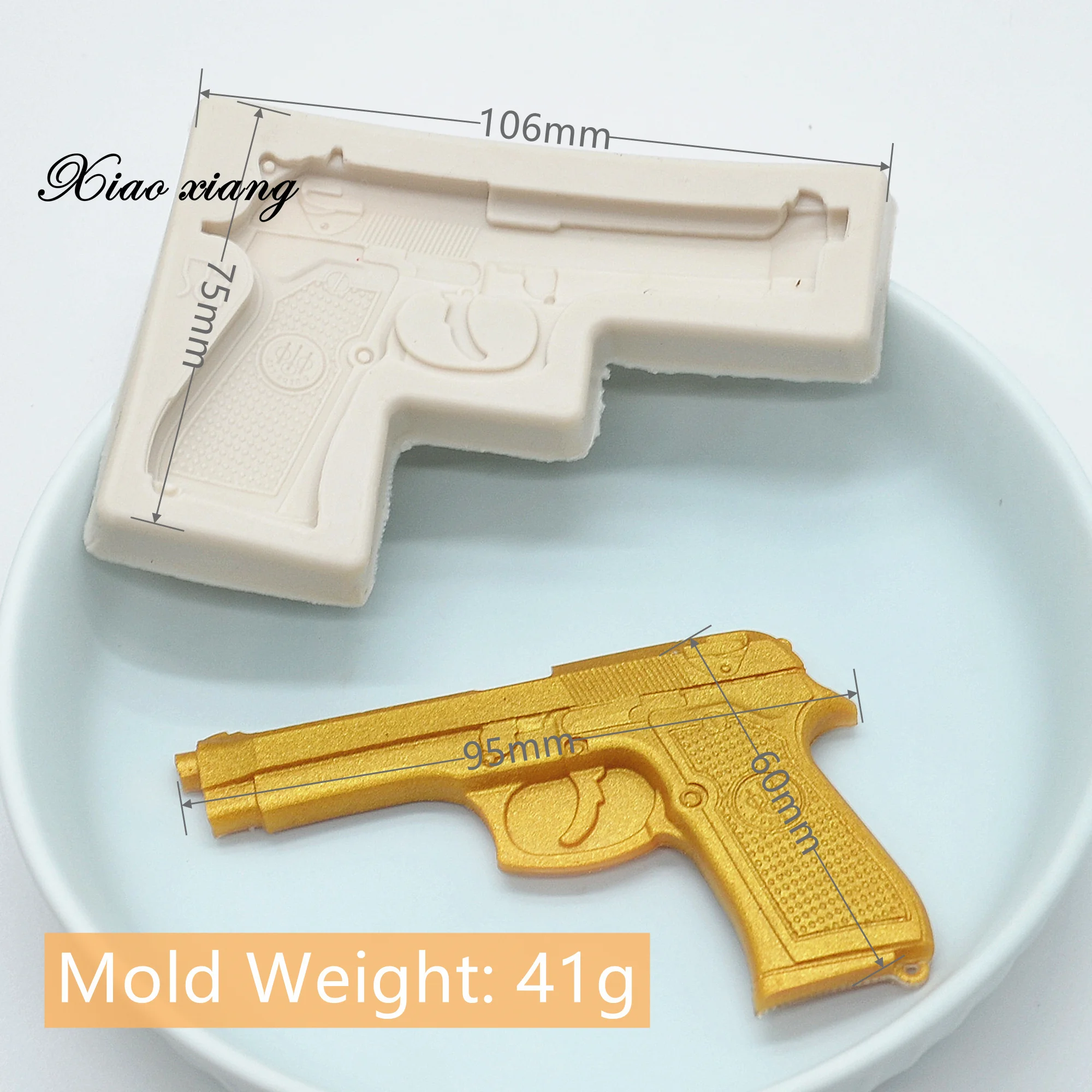 Силиконовые формы в виде пистолета для малышей на день рождения кексов топперов