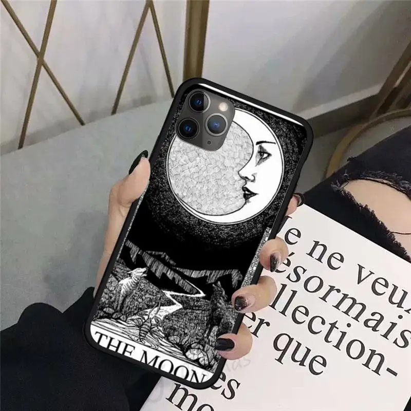 

Witches moon Tarot Mystery totem Phone Case For iphone 8 11 12 Redmi note 8 9 s huawei p 30 pro lite plus cover shell funda