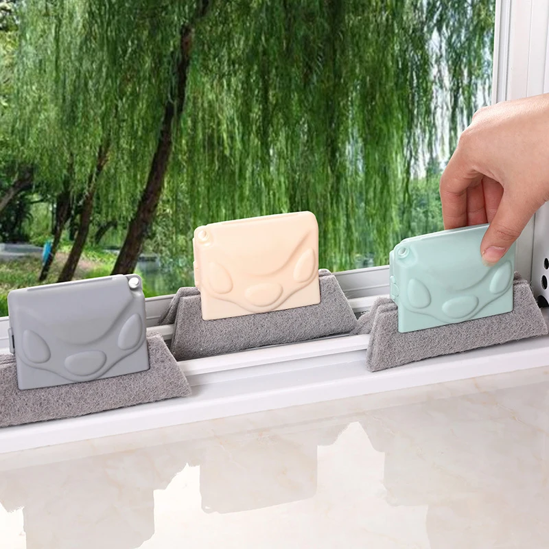 

Magic Window Cleaning Brush Quickly Clean Door Window Slides Gaps Corners Groove Cleaning Brush Kitchen Bathroom Accessories
