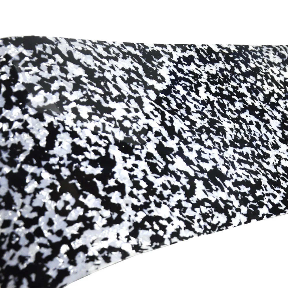 

Drum Wrap 0.50mm 400mm x 1580mm Celluloid Sheet Musical Instrument Deco Sheet Cow Black and White