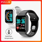 Умные часы Y68, термометр, фитнес-браслет, трекер активности, монитор сердечного ритма, артериального давления, Bluetooth для ios, Android