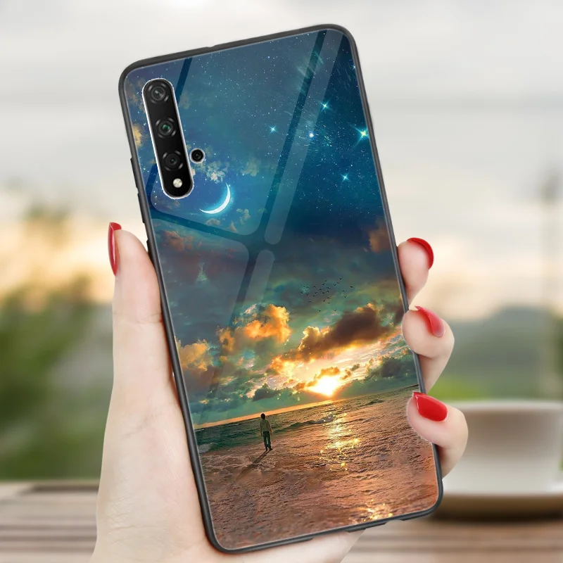 Тонкий чехол Honor V20 для Huawei View 20 20S Pro Lite 20i на 9X Premium 10i 10 9 8C 8X 8A 8S Жесткий Чехол из
