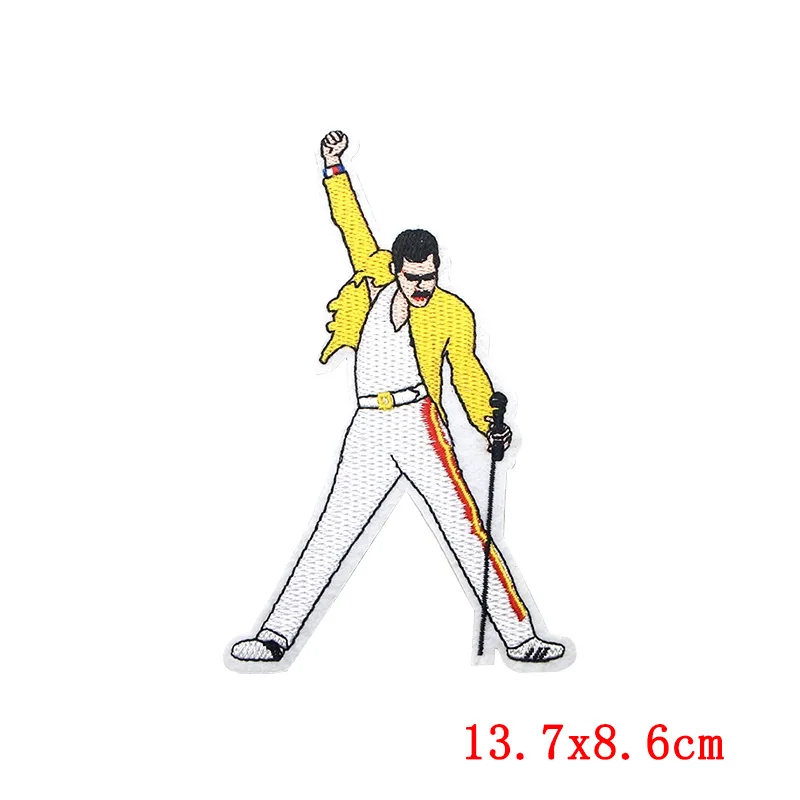 Prajna Freddie Mercury Fashion Diy вышитые нашивки для шитья утюгом на одежде рюкзаке шляпе
