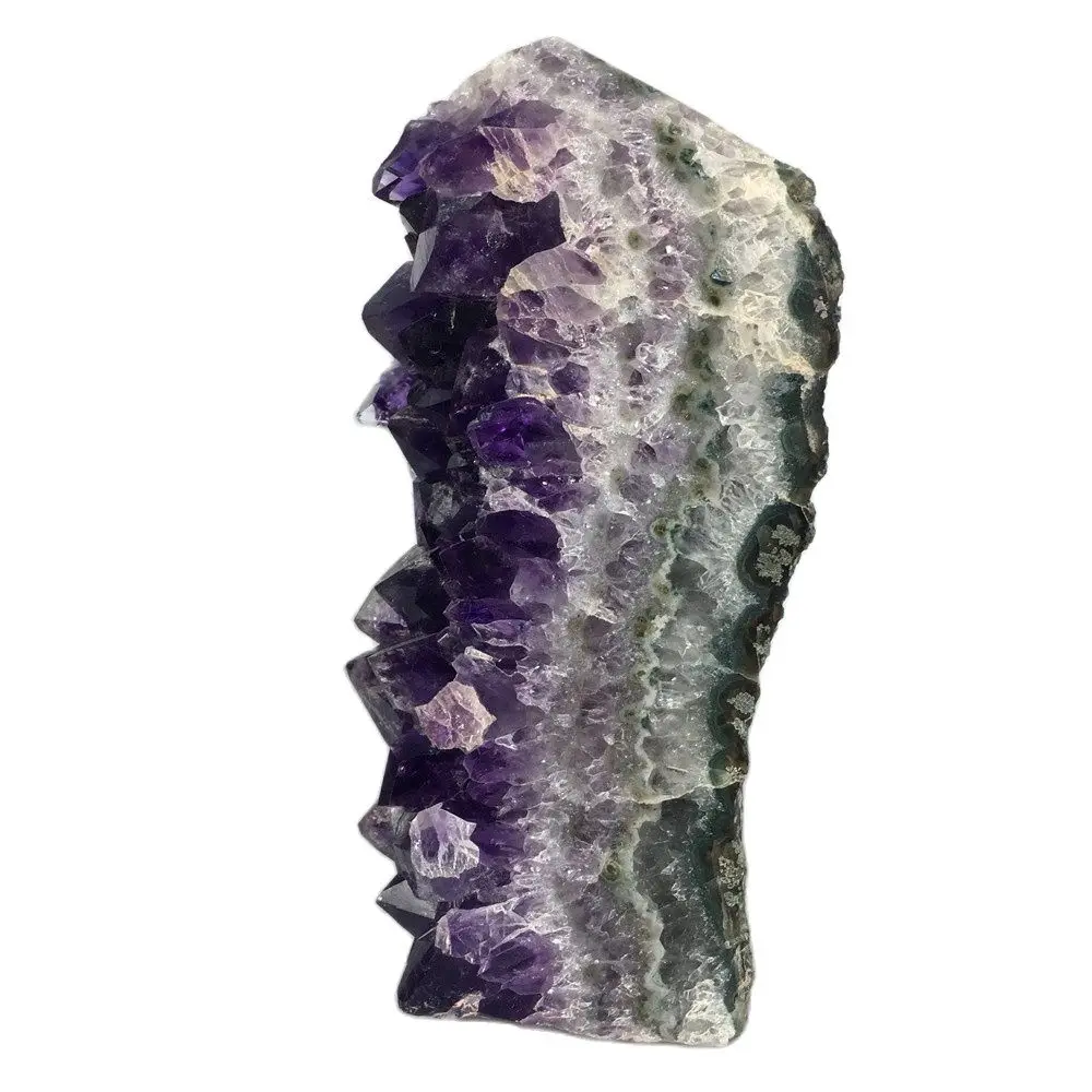 

Natural Amethyst Tower Raw Quartz Purple Crystal Cluster Healing Stones Specimen Wicca Home Decoration Crafts Gift Wand Point