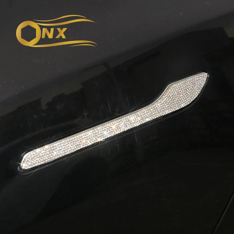 

Car styling accessories door handle drill sticker decoration For Tesla Model 3/Y