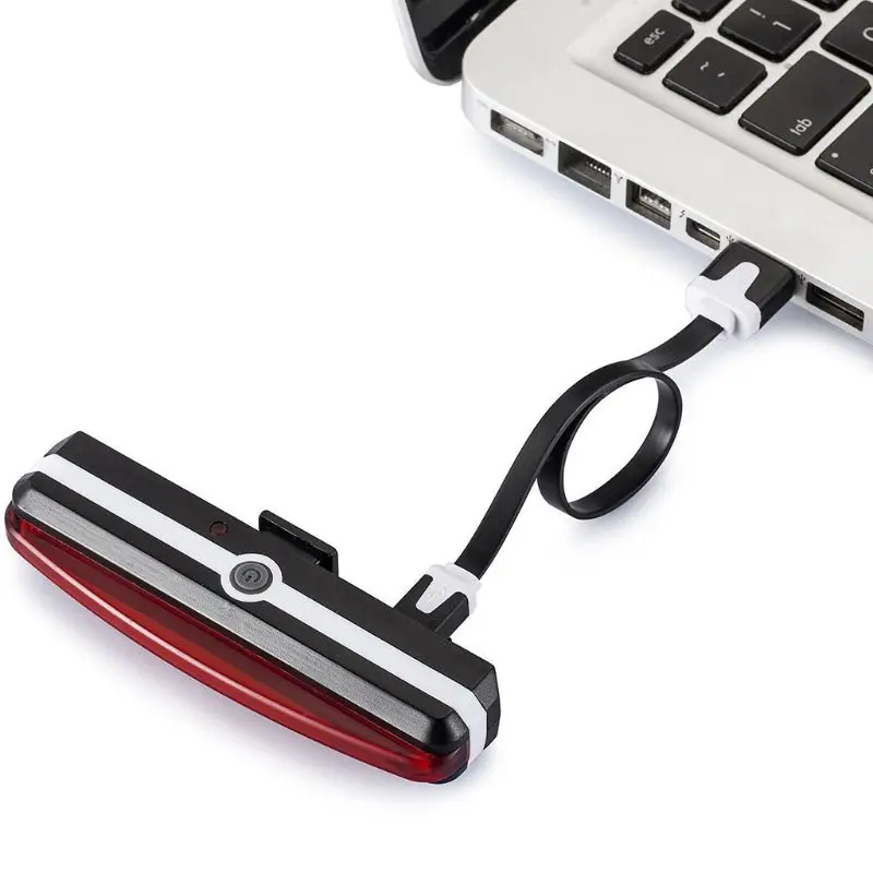 Ультра яркий велосипедный фонарь USB Перезаряжаемый велосипедный задний фонарь высокой интенсивности задний светодиодный ночной Открытый Велоспорт безопасный фонарик G8TD