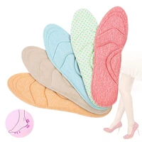 4d flock memory foam orthotic insole arch support orthopedic insoles for shoes flat foot feet care sole shoe orthopedic pads