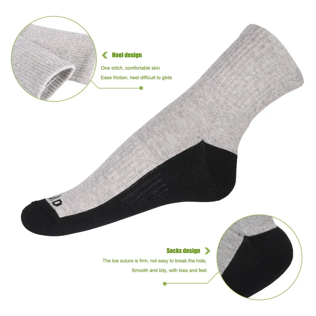 6 пар женские носки зимние плотные теплые эластичные хлопковые для спорта на