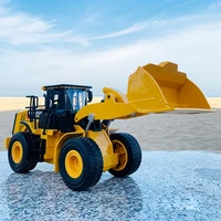 huina 124 rc truck loader heavy bulldozer crawler tractor model engineering car excavator radio controlled car toys for bo