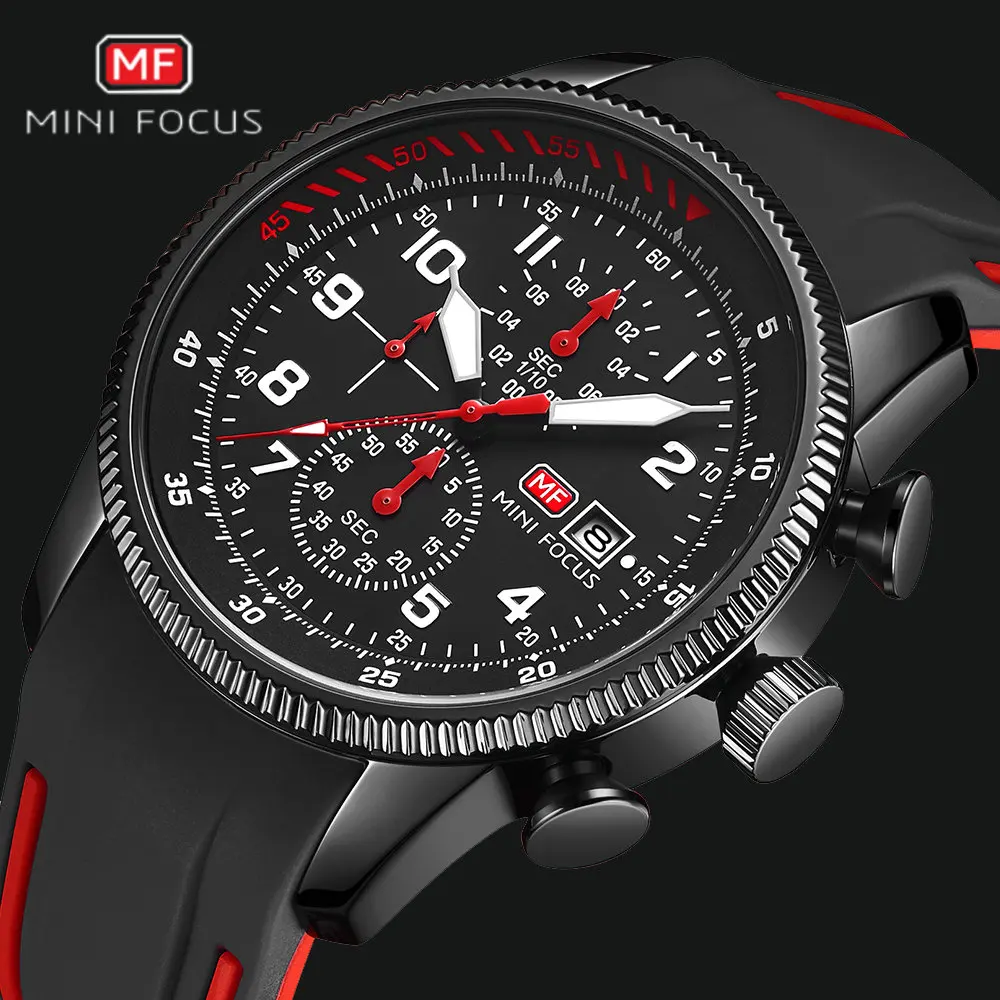Спортивные часы мужские 2020 водонепроницаемые с небольшим секундным календарем