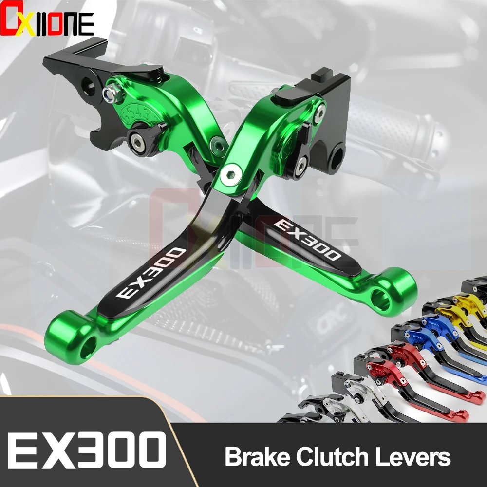

For Kawasaki EX300 Motorcycle Adjustable Folding Extendable Brake Clutch Levers EX 300 2013 2014 2015 2016 2017 2018 Accessories